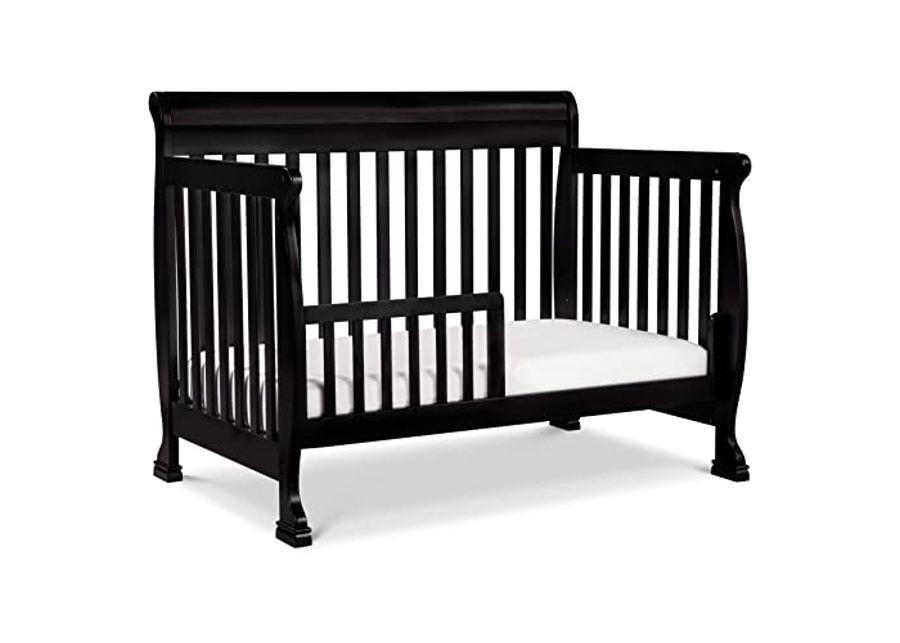 DaVinci Kalani 4-in-1 Convertible Crib in Ebony, Greenguard Gold Certified