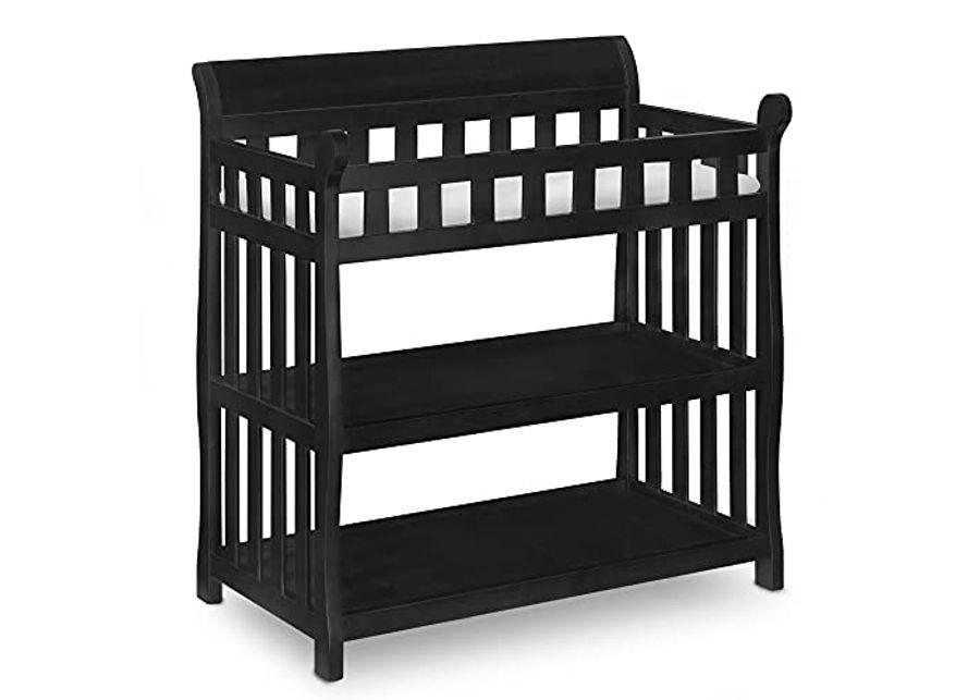 Delta Children Eclipse Changing Table with Changing Pad, Black
