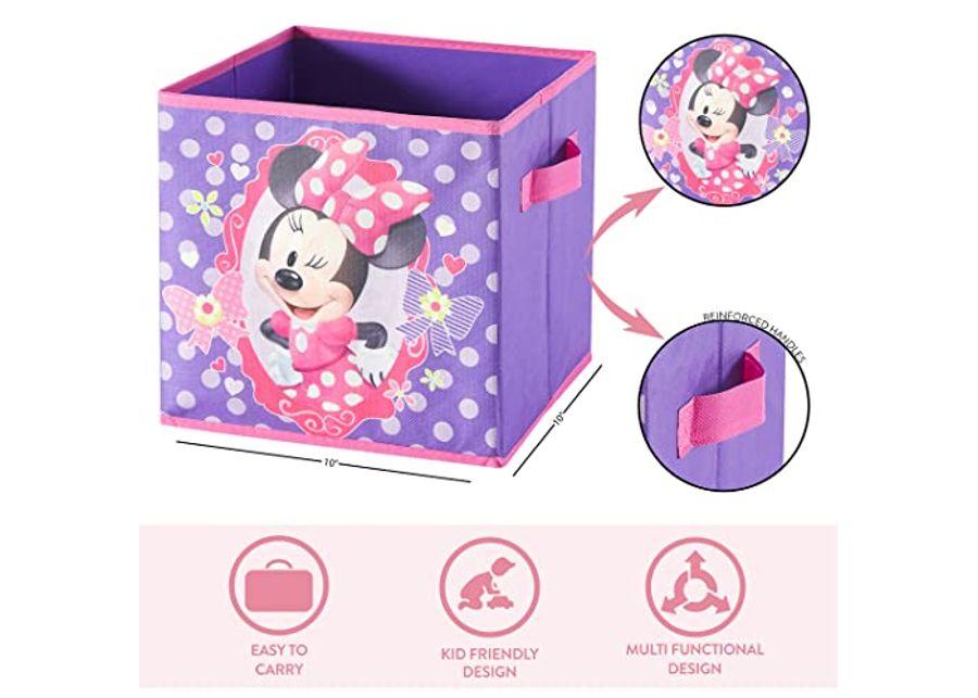 Disney Minnie Mouse Storage Cubes, Set of 2, 10-Inch
