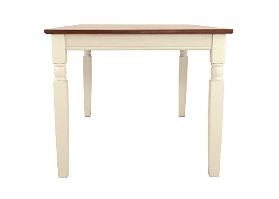 Signature Design by Ashley Whitesburg Cottage Dining Table, Seats up to 6, Brown & Antique White