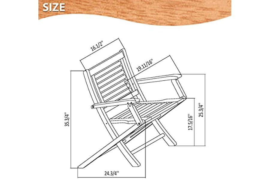 Amazonia Delaware 9-Piece Outdoor Dining Table Set Eucalyptus Wood Ideal for Patio and Indoors, Brown