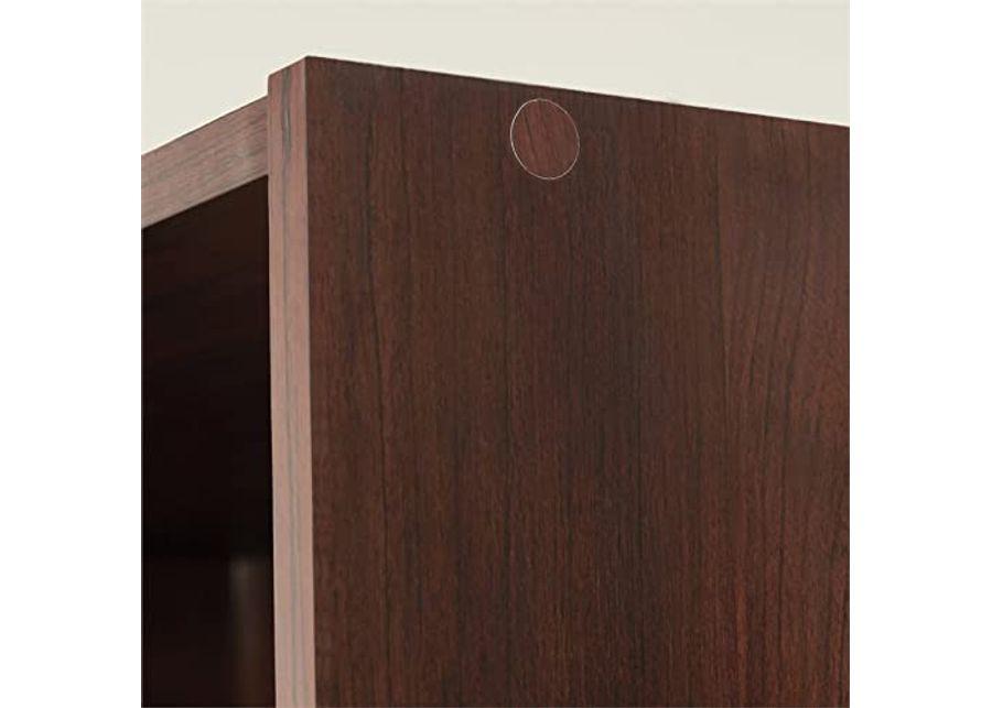 Sauder Beginnings 5-Shelf Bookcase, Brook Cherry Finish