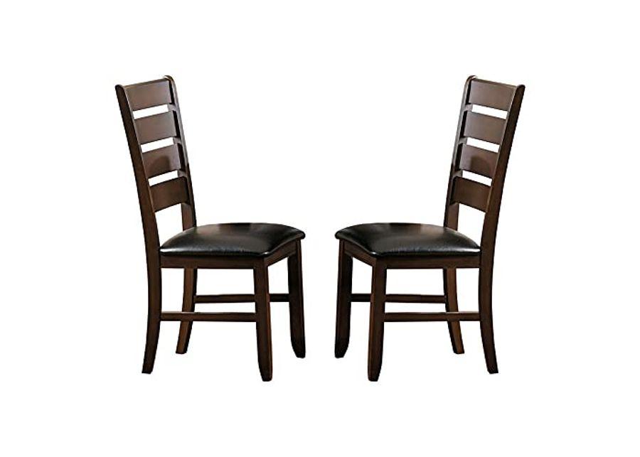 Homelegance HO- Dining Chair, Set of 2, Dark Oak