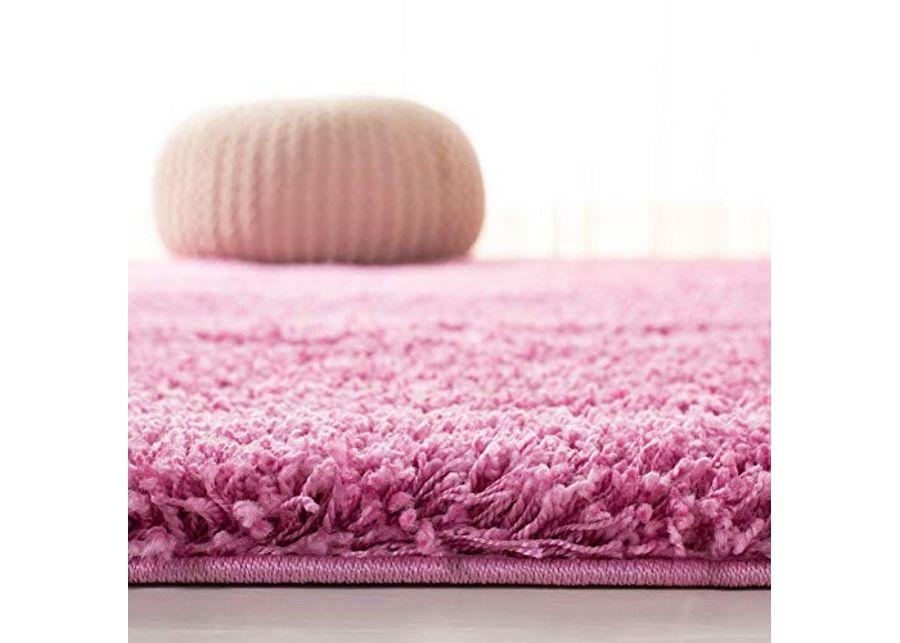 SAFAVIEH California Premium Shag Collection 2'3" x 11' Pink SG151 Non-Shedding Living Room Bedroom Dining Room Entryway Plush 2-inch Thick Runner Rug