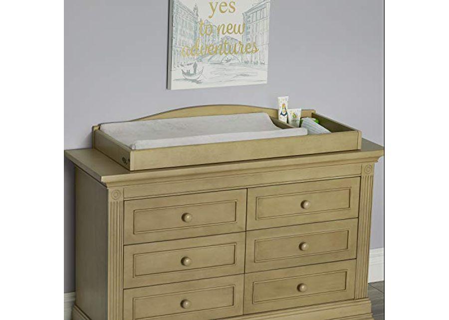 Baby Cache Natural Hardwood Changing Station Table Topper | Montana Collection | Driftwood