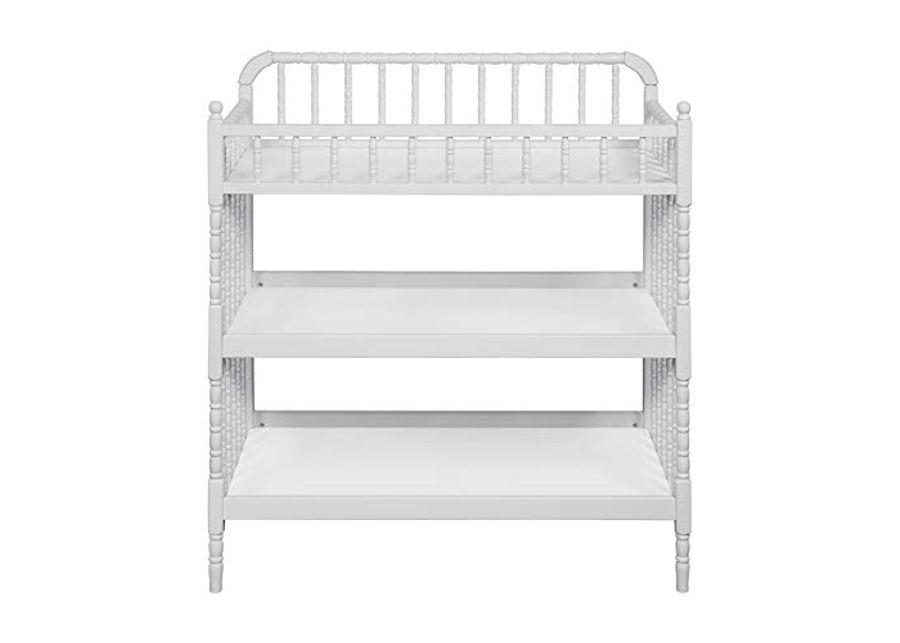 DaVinci Jenny Lind Changing Table with Pad in Fog Grey