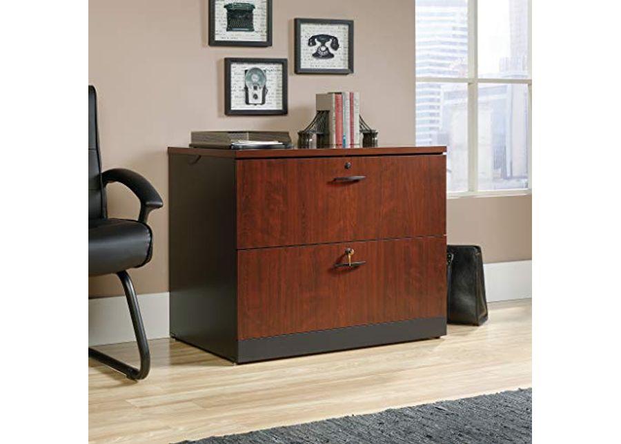 Sauder Via Lateral File, Classic Cherry Finish