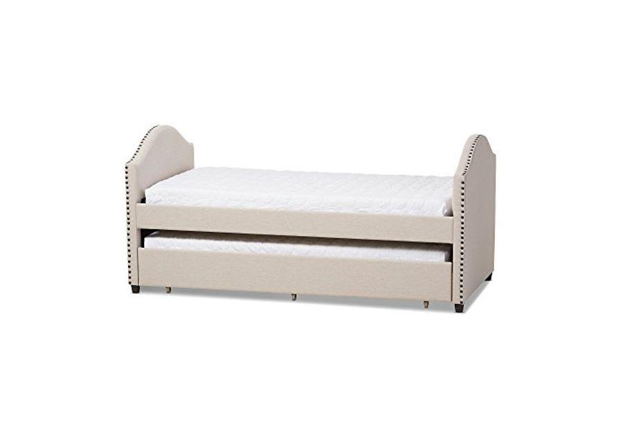 Baxton Studio 424-7300-AMZ Platform, Twin, Beige