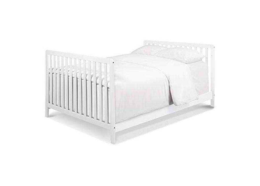 Carter's by DaVinci Colby 4-in-1 Convertible Crib with Trundle Drawer in White, Greenguard Gold Certified, Undercrib Storage