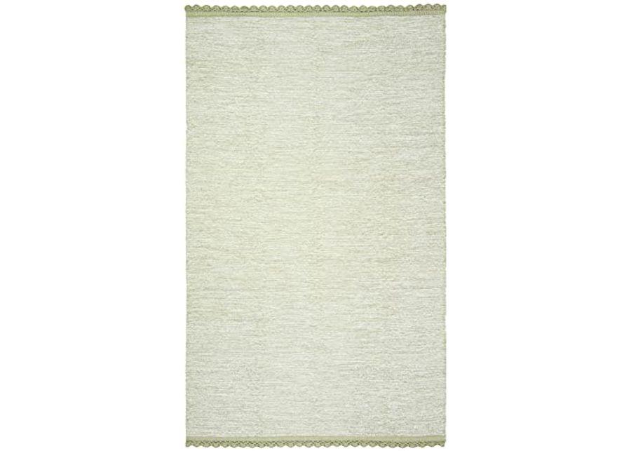 SAFAVIEH Montauk Collection 5' x 8' Green MTK615G Handmade Cotton Area Rug