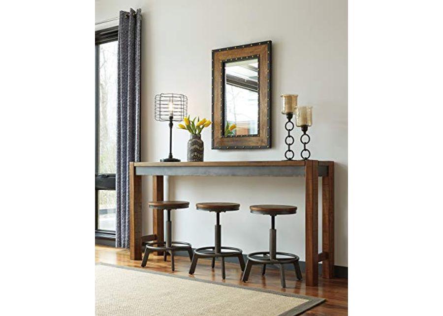 Signature Design by Ashley Furniture Torjin Urban Counter Height Dining Room Table, Two-tone Brown