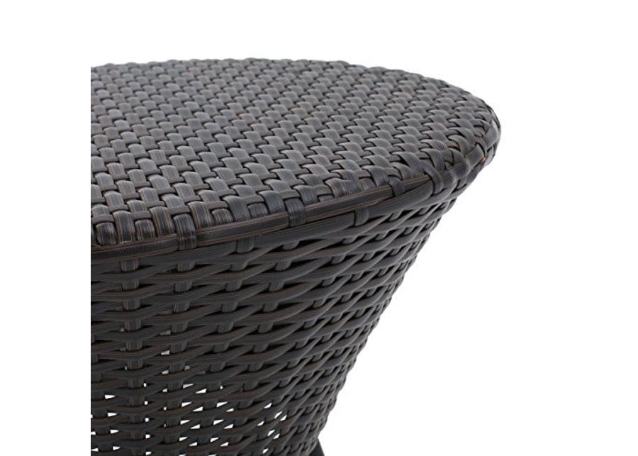 Christopher Knight Home Crete Wicker Outdoor Accent Table, Multibrown