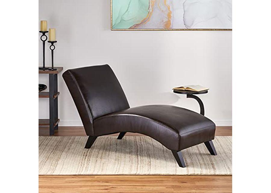 Christopher Knight Home Finlay Chaise Lounge, Brown