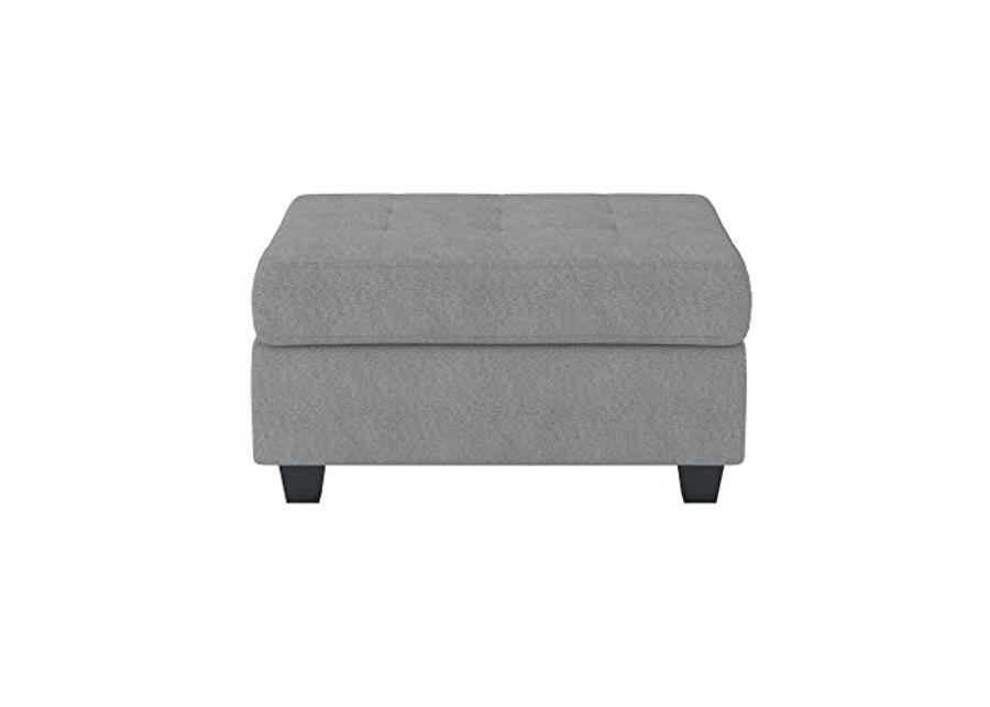 Homelegance Storage Ottoman, Gray