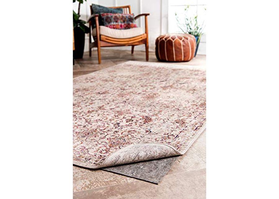 nuLOOM Premium Basketweave Non-Slip Grip Rug Pad, 2' x 8', Grey