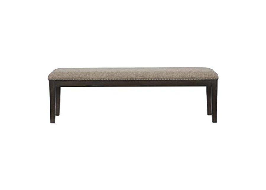 Lexicon Ahmet 64" Dining Bench, Rustic Brown