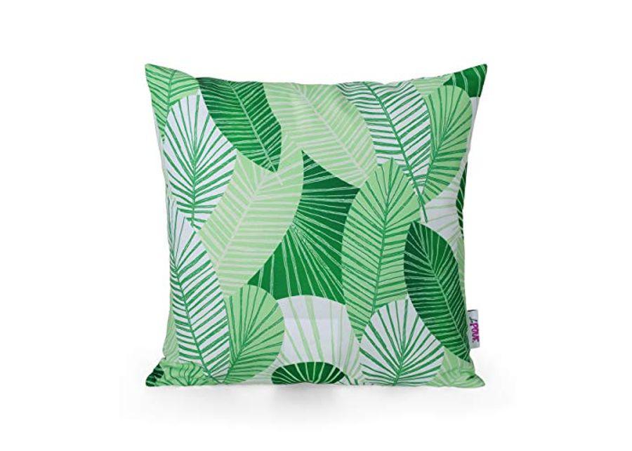 Christopher Knight Home Natividad Outdoor Pillow Cover, Green