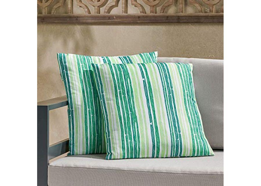 Christopher Knight Home Lillian Pillow Cover (Set of 2), Green