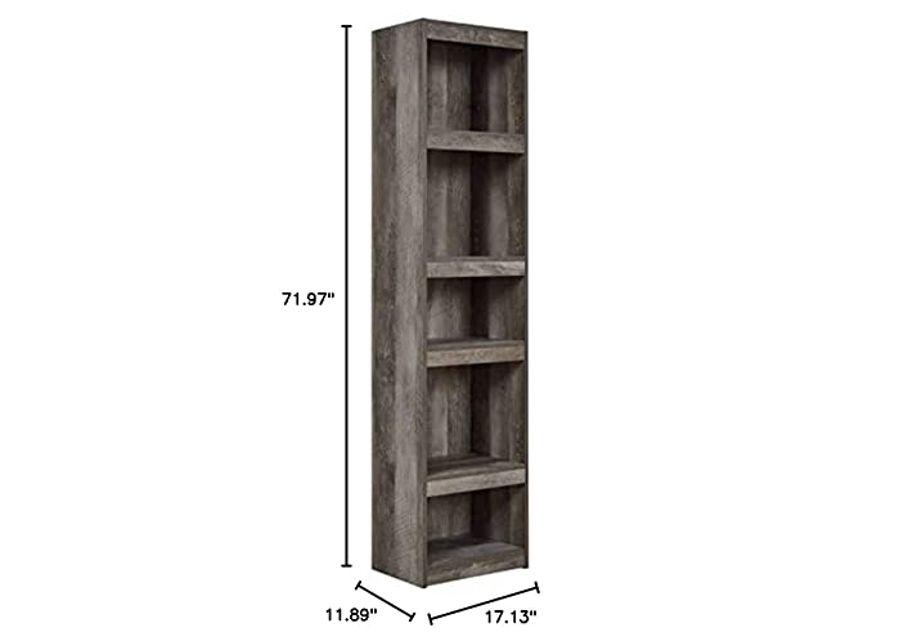 Signature Design by Ashley Wynnlow Rustic Pier-Style 72" Bookcase, Grayish Brown