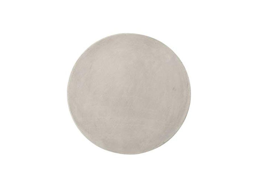 Christopher Knight Home Randall Outdoor Contemporary Lightweight Accent Side Table, Concrete Finish
