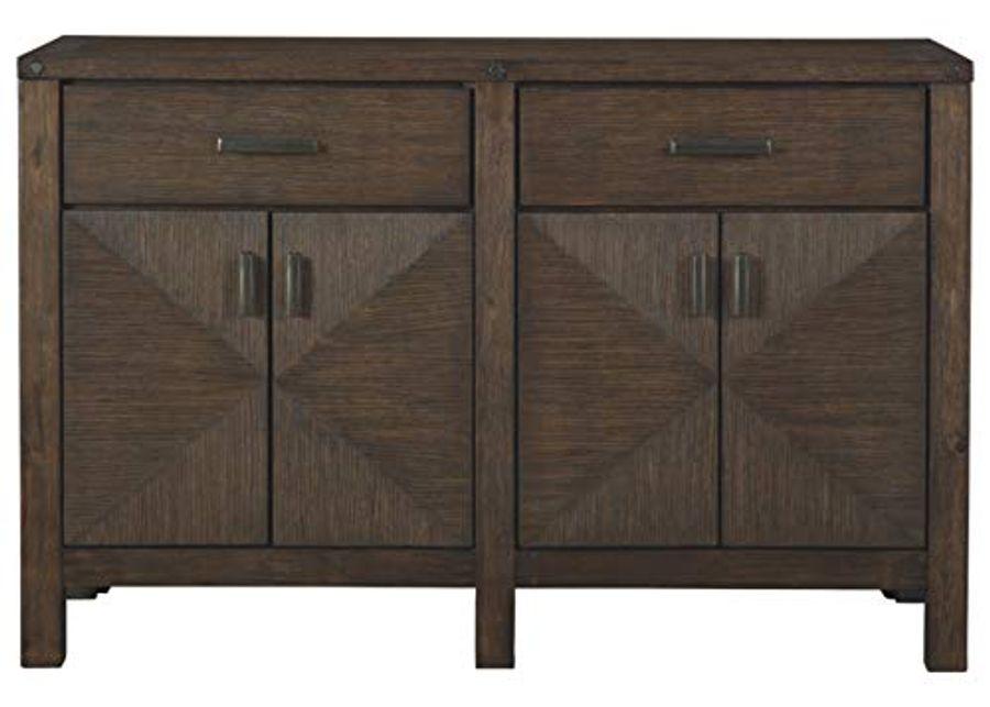 Signature Design by Ashley Dellbeck Contemporary Dining Room Buffet or Server, Brown