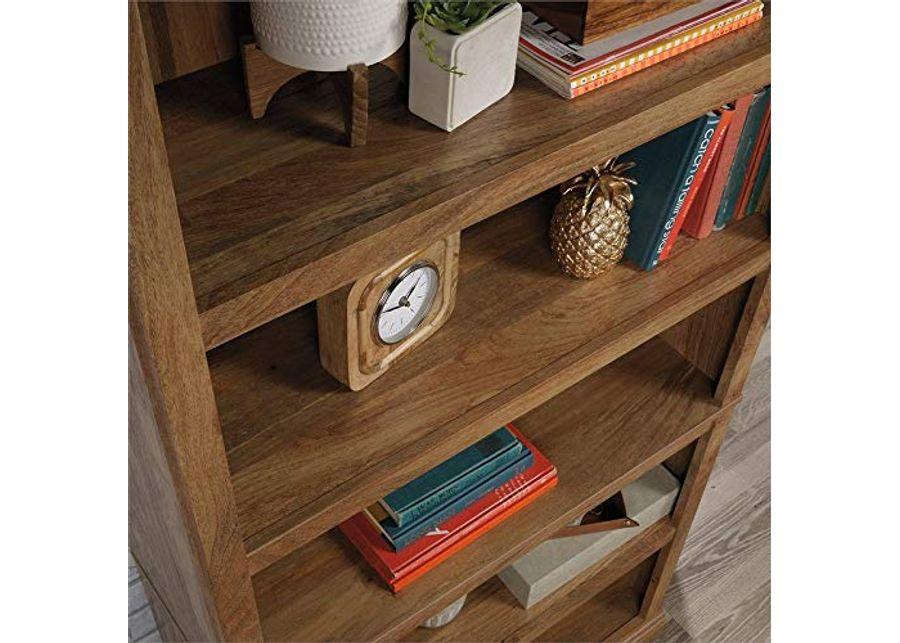 Sauder 5 Shelf Bookcase, Sindoori Mango Finish