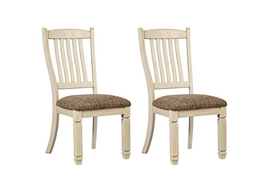 Signature Design by Ashley Bolanburg Farmhouse Dining Set with Counter Height Table, Chairs and Storage (Set of 2)