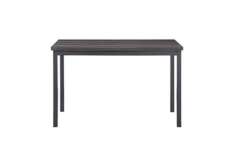 Lexicon Zahra Wood and Metal Dining Table, 48" x 30", Gray
