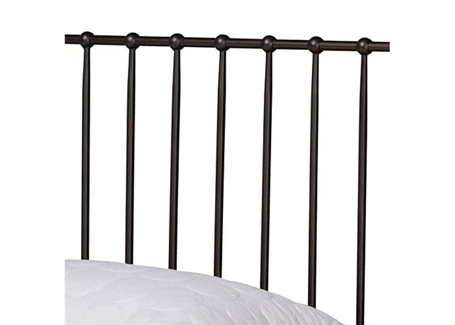 Baxton Studio Elsa Modern Black Metal Canopy Queen Bed