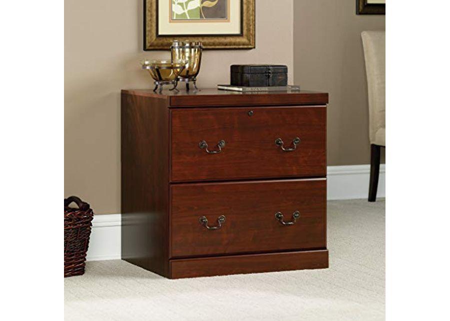 Sauder Heritage Hill Lateral File - Classic Cherry Finish & 2-Shelf Bookcase, Select Cherry Finish