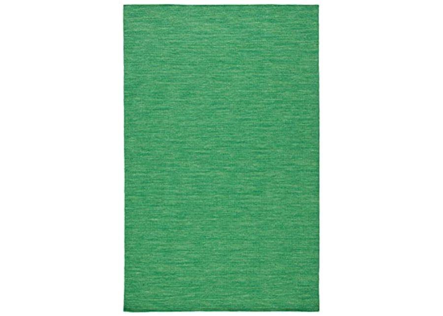 Safavieh Kilim Collection 8' x 10' Green KLM850Y Handmade Casual Solid Premium Wool Living Room Dining Bedroom Area Rug