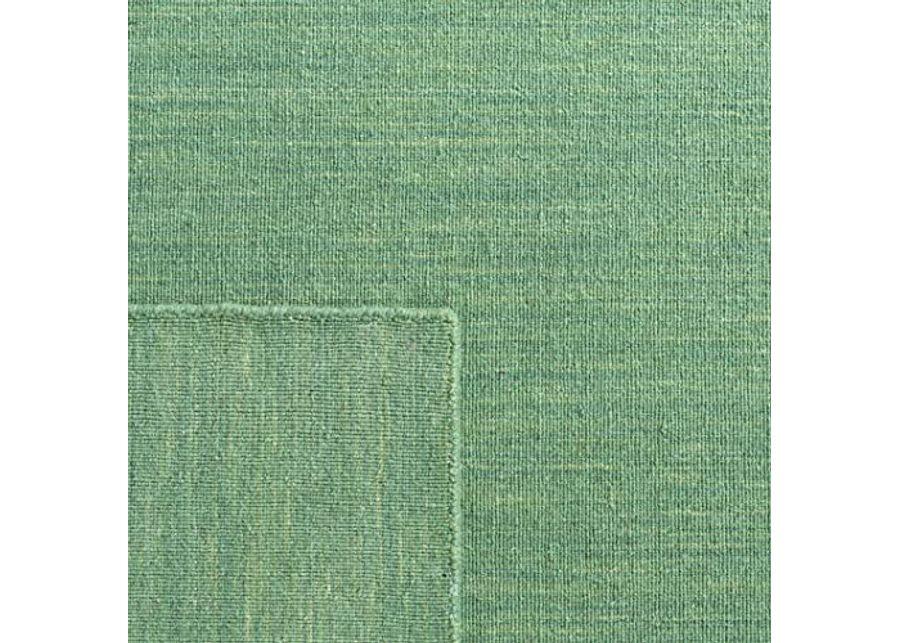 Safavieh Kilim Collection 8' x 10' Green KLM850Y Handmade Casual Solid Premium Wool Living Room Dining Bedroom Area Rug