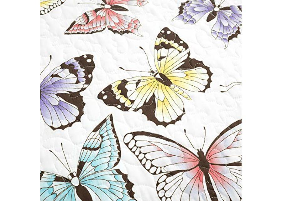 Lush Decor Flutter Butterfly Throw Blanket, 60" x 50", Lilac