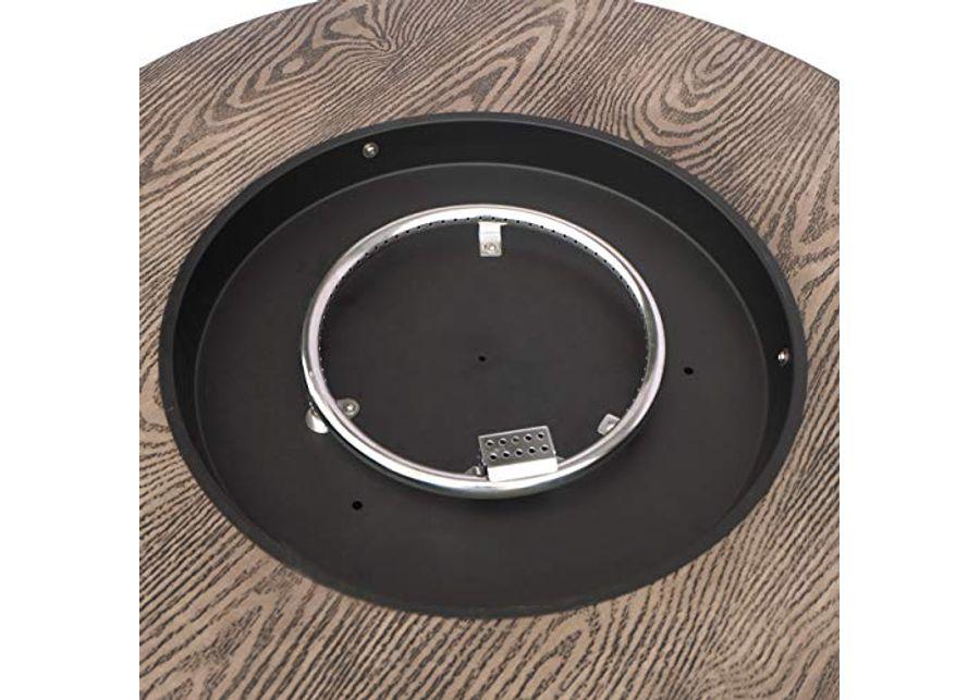 Christopher Knight Home 317509 Senoia Fire Pit, Brown Wood Pattern