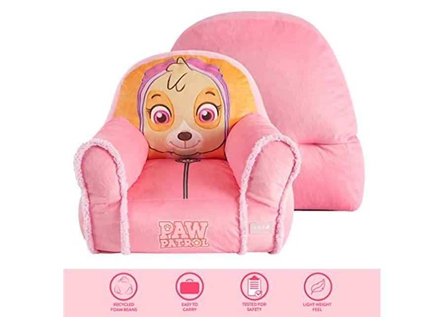 Idea Nuova Paw Patrol Skye Bean Bag Sofa Chair Large