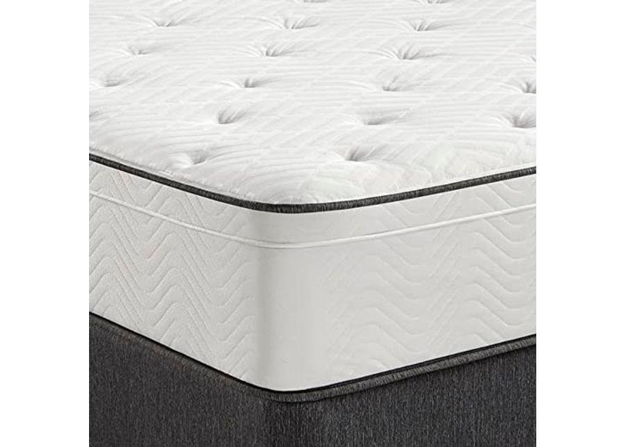 Simmons Dreamwell Collection, 11.5 Inch Alexandria Twin Size Traditional Mattress, Medium Feel, Euro Top, White, Gel Foam, Innerspring, Pressure Relief, Supportive, Cooling, CertiPUR-US Certified