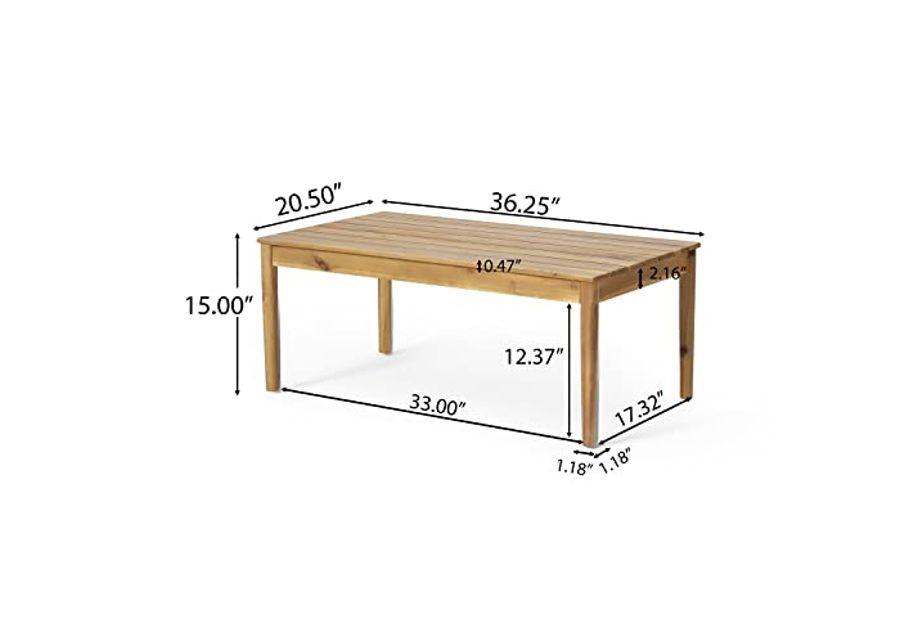 Christopher Knight Home 317360 Bryan Coffee Table, Teak