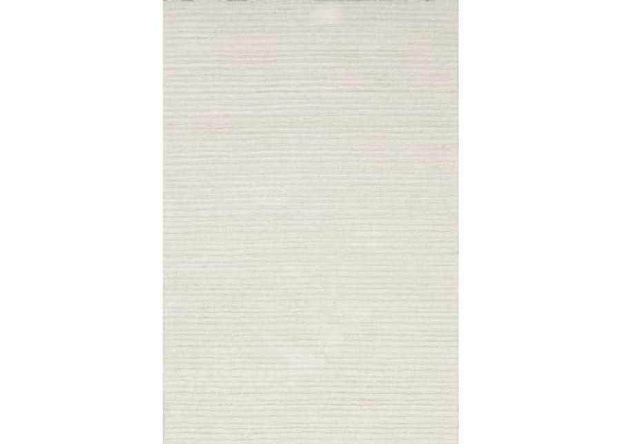 Rugs USA x Emily Henderson Southwest Striped Wool Accent Rug, 4x6, Ivory