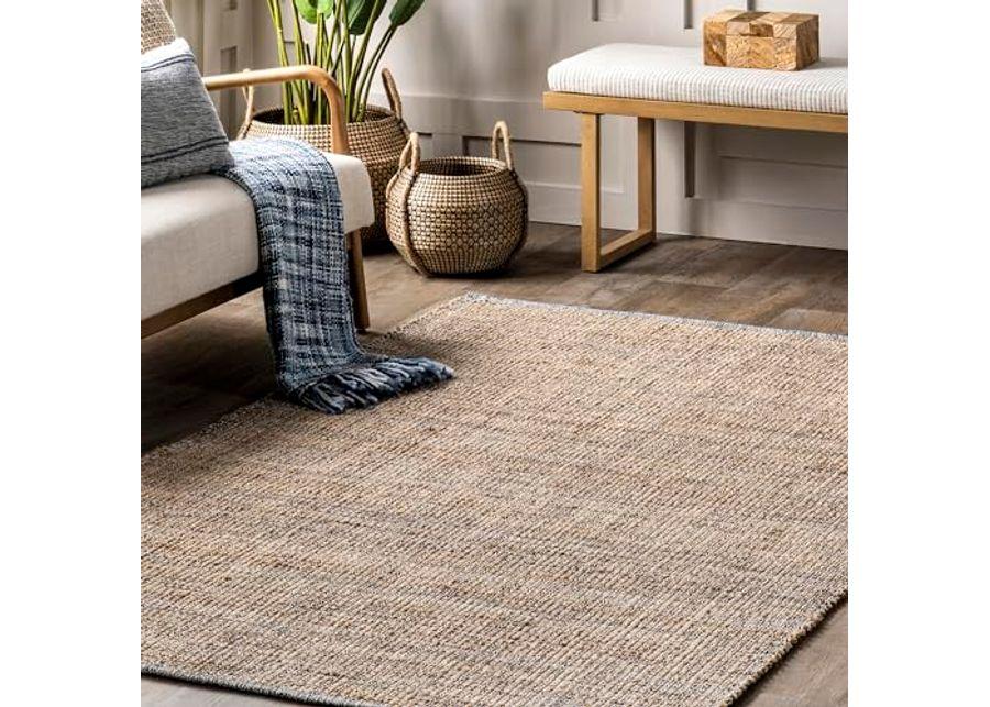 nuLOOM Rugs USA x Emily Henderson Myrtlewood Gradient Jute Area Rug, 8x10, Natural