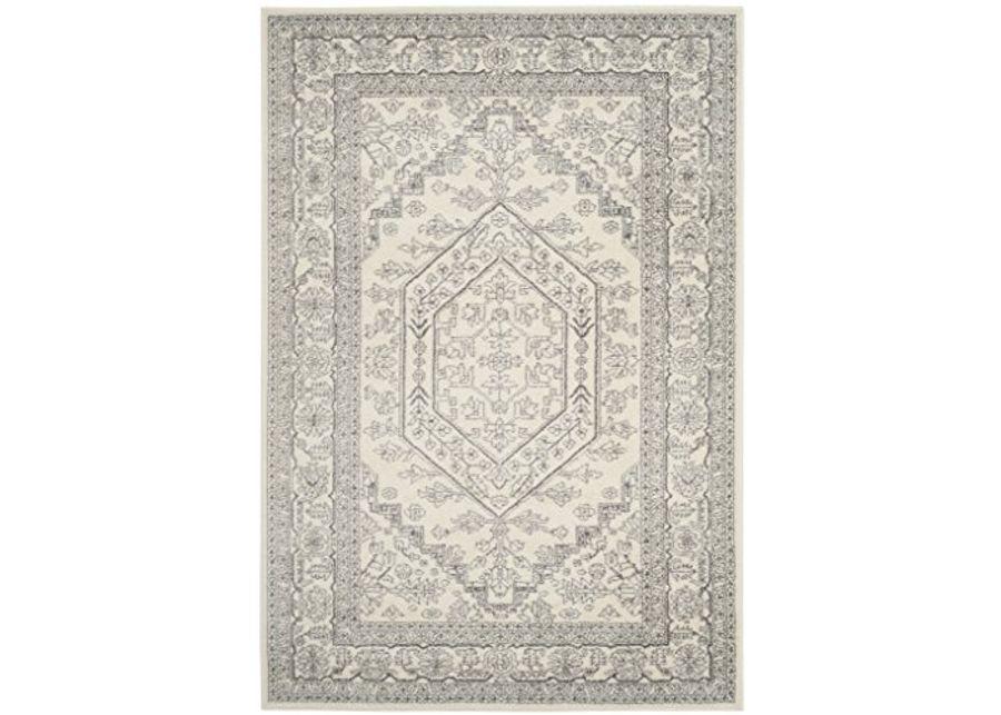 Safavieh Adirondack 8' x 10' & 3' x 5' Ivory & Silver Oriental Medallion Area Rugs - Non-Shedding, Kid & Pet Friendly