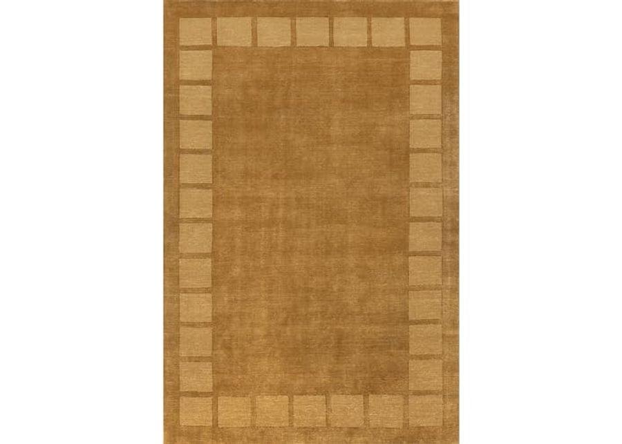 Rugs USA x Arvin Olano Petra High-Low Wool-Blend Area Rug, Wheat, 5' x 8'