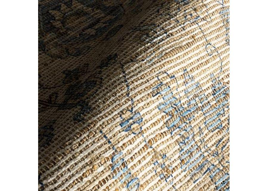 Rugs USA x Lauren Liess Marigold Vintage Tasseled Area Rug, 5x8, Sand