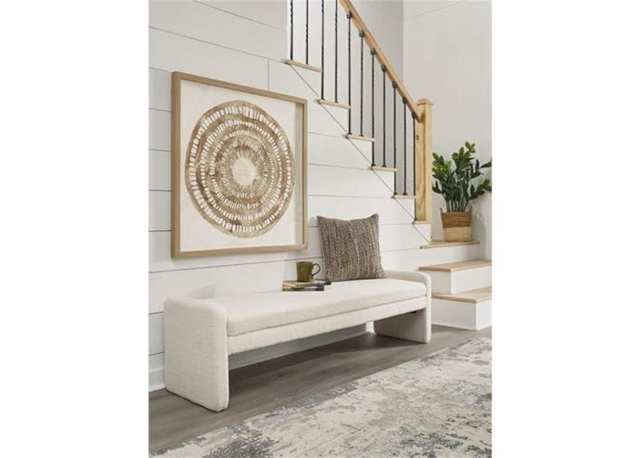 Ashley Furniture Lembertson Beige Accent Bench