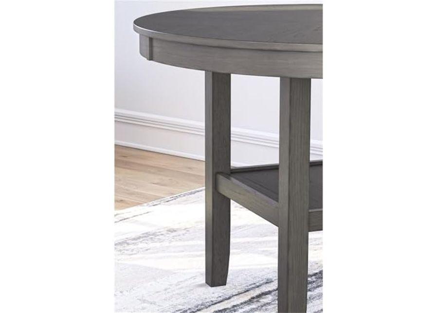 Ashley Furniture Wrenning Gray Dining Table and 4 Chairs - Set of 5