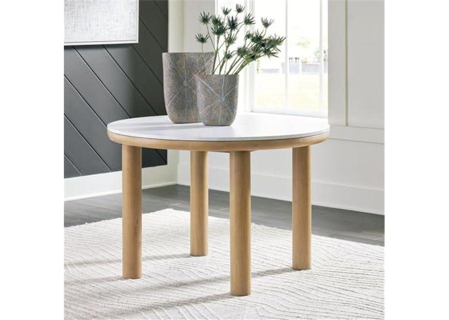 Ashley Furniture Sawdyn White Dining Table