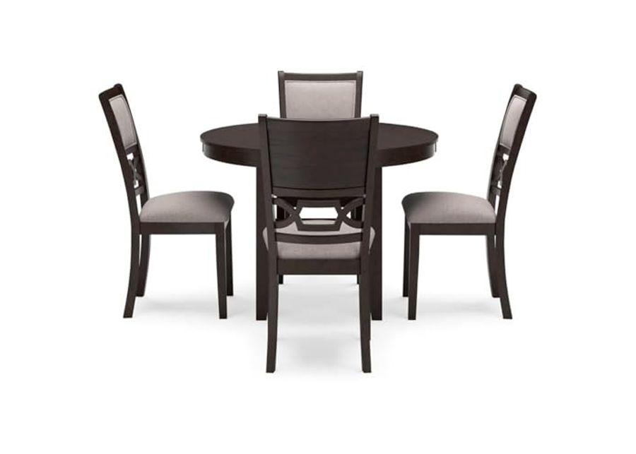 Ashley Furniture Langwest Brown Dining Table and 4 Chairs - Set of 5