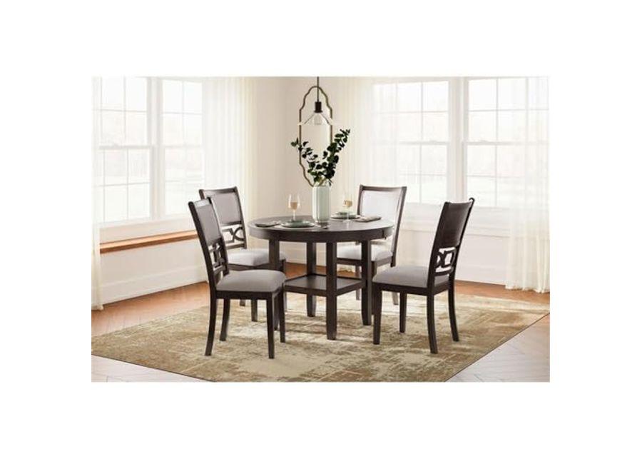 Ashley Furniture Langwest Brown Dining Table and 4 Chairs - Set of 5