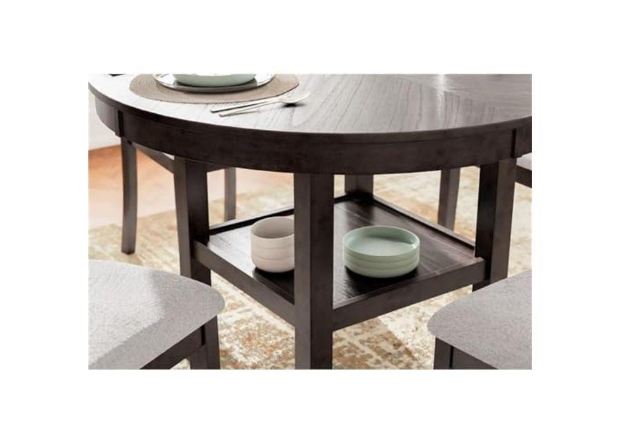 Ashley Furniture Langwest Brown Dining Table and 4 Chairs - Set of 5