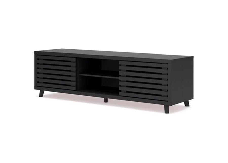 Ashley Furniture Danziar Black 72" TV Stand for TVs up to 82"