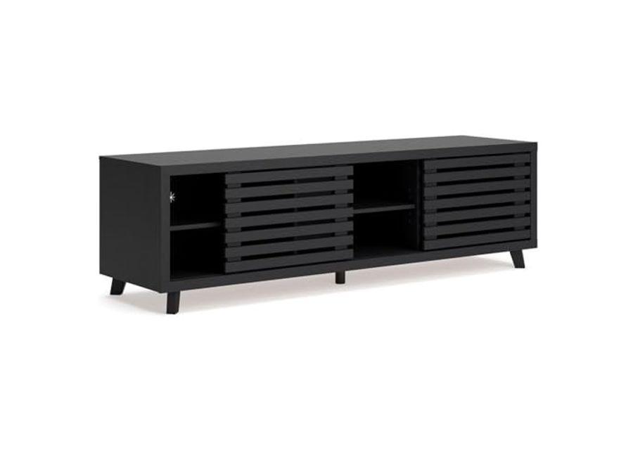 Ashley Furniture Danziar Black 72" TV Stand for TVs up to 82"